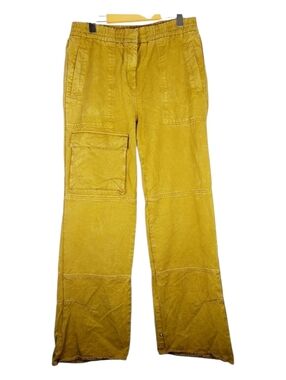 Birgitte Herskind Andy Cargo Pants Burnt Orange Wide Leg Relaxed Sz 8 Minimalist